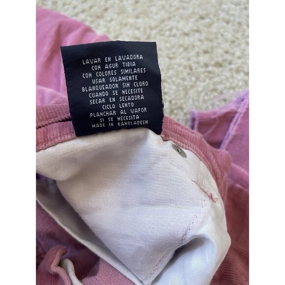 Vintage Solid Jeans Angel Bootcut Stretch Corduroy Pants Pink Cigarette Sz 5 - Picture 13 of 15